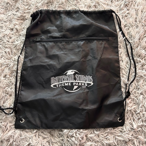 Universal Studios black drawstring backpack bag - Picture 2 of 5